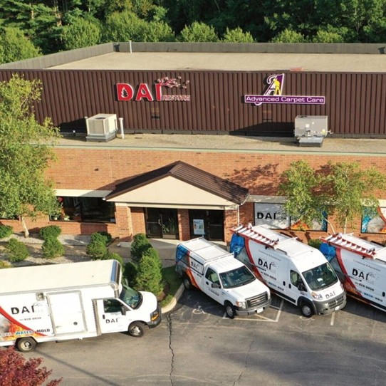 Front view of DAI Restore's office building offering comprehensive mitigation services